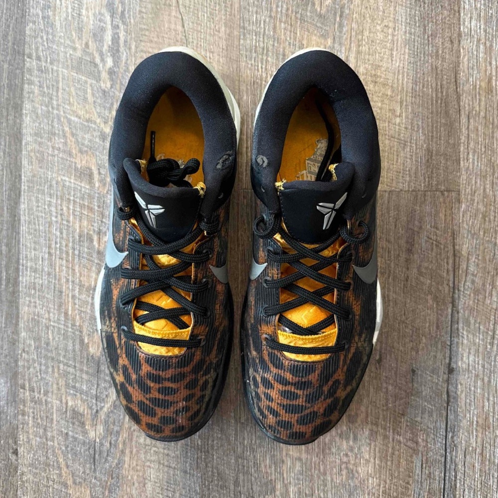 Nike Zoom Kobe 7 VII System Cheetah Orange Black - Picture 5 of 10